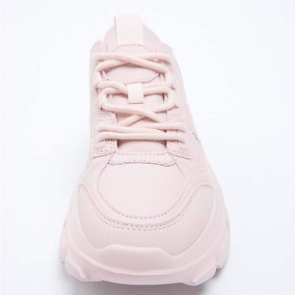 Zara SOLID COLOR SNEAKERS - Picture 5 of 6